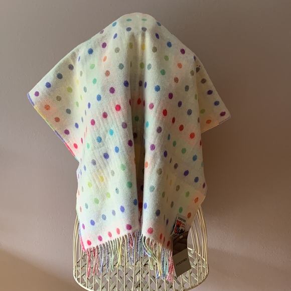 📍FIRM📍100% Lambswool Scarf Wrap Vintage - Picture 6 of 16